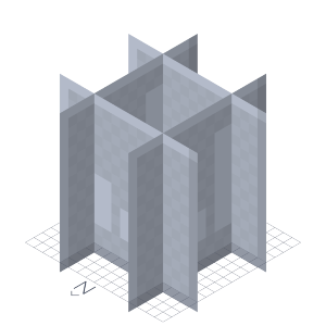 Origami Minecraft dirt block texture and template