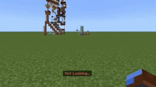 Demonstration GIF: Player Looking at an Armor Stand