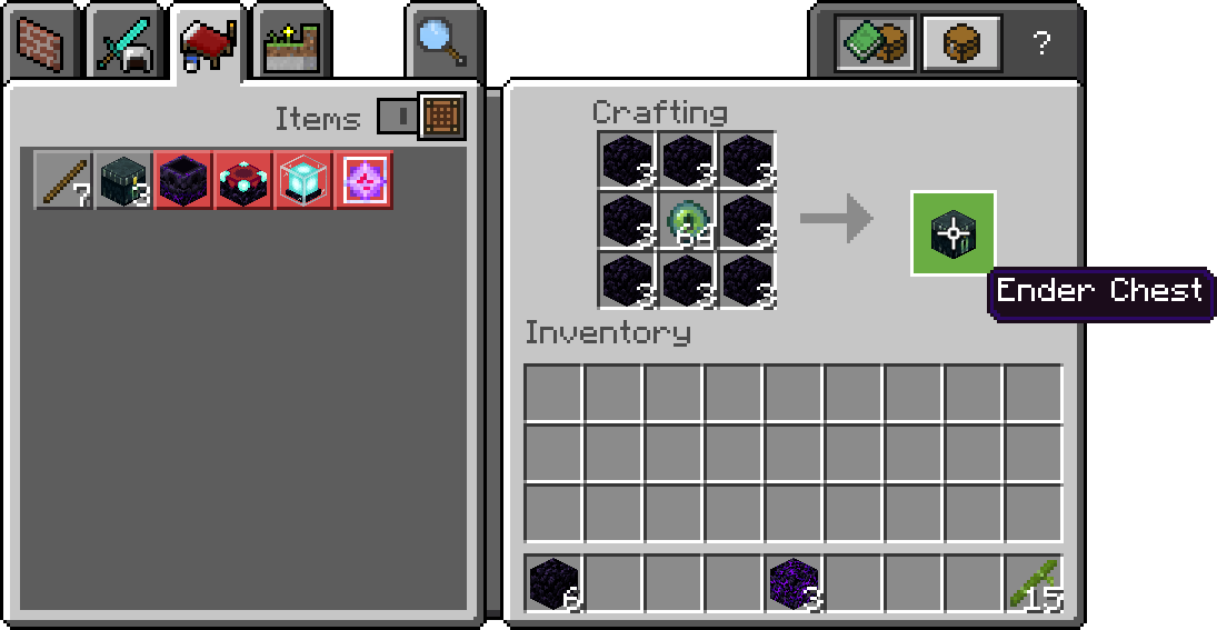 Ender Chest Recipes and Their Uses in Minecraft